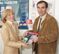 La directora de la Ctedra Vodafone en el Congreso Anual de la Sociedad Espaola de Ingeniera Biomdica 2002